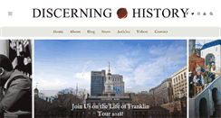 Desktop Screenshot of discerninghistory.com