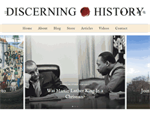 Tablet Screenshot of discerninghistory.com